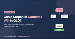Can a stepchild contest will QLD?